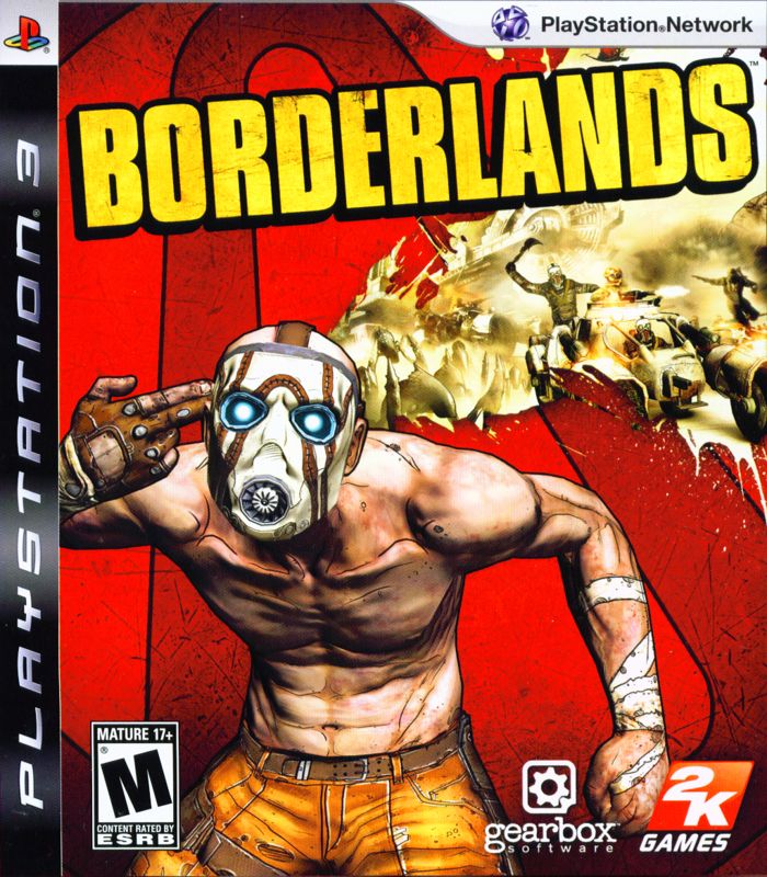 Borderlands box art for Playstation 3